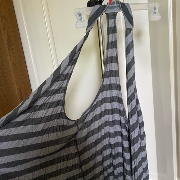 Tops - Striped vest / cardigan / tunic